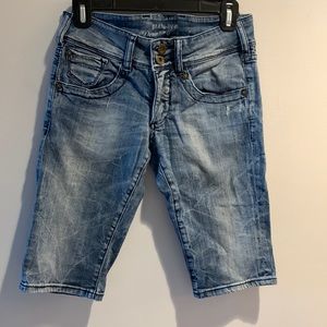 Parasuco denim shorts size 27